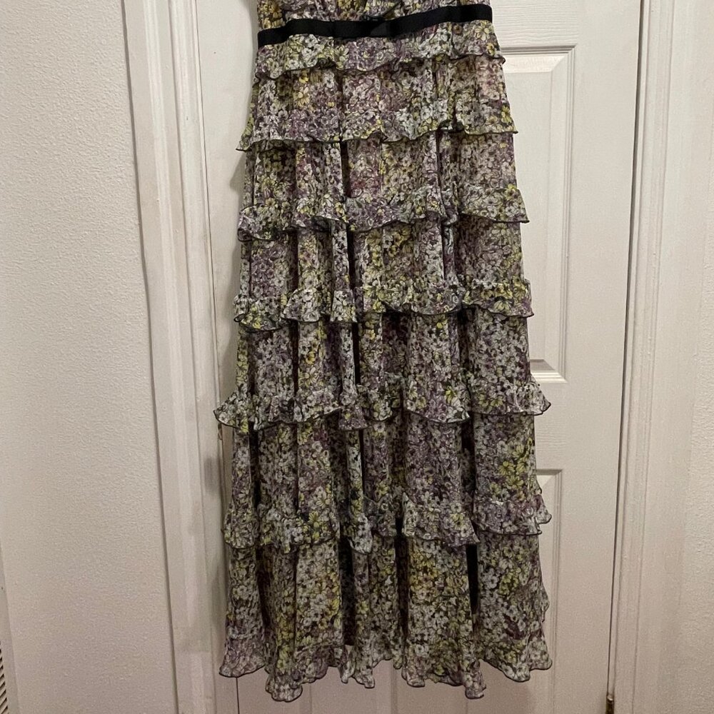 Floral Ruffle Maxi Dress - Picture 7 of 8